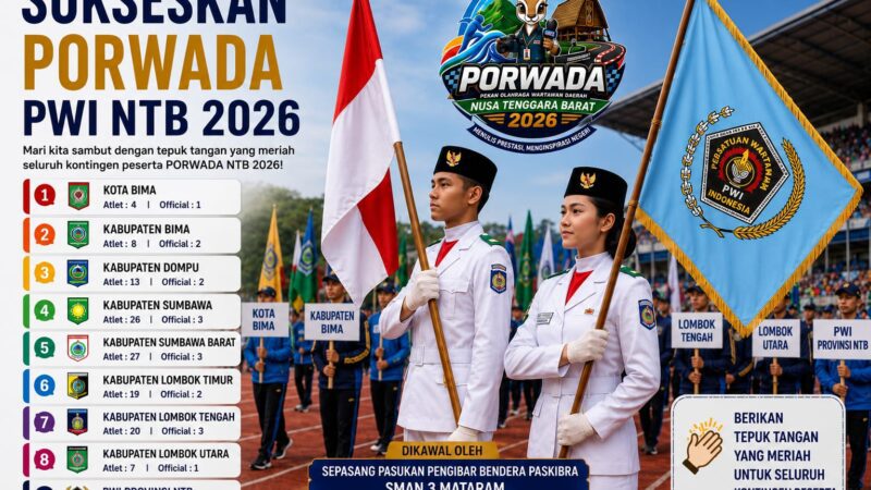 Gubernur Iqbal Dijadwalkan Hadir di Porwada PWI NTB 2026