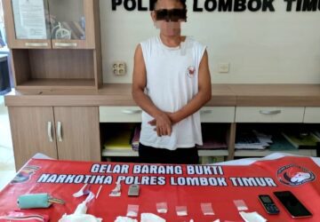 Polisi Bekuk Pengedar Sabu di Lombok Timur, Sita 33,45 Gram
