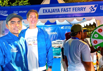 Meriahkan Pocari Sweat Run Lombok, Eka Jaya Fast Ferry Kenalkan Rute Langsung ke Nusa Dua