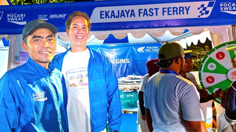 Meriahkan Pocari Sweat Run Lombok, Eka Jaya Fast Ferry Kenalkan Rute Langsung ke Nusa Dua