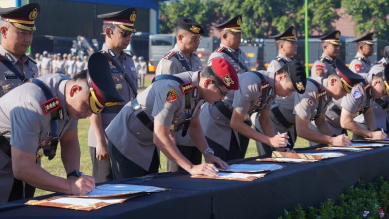 Mutasi Besar di Polda NTB, Empat Kapolres dan Sejumlah Pejabat Utama Resmi Berganti