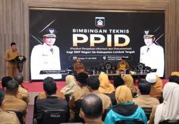 Sekolah Wajib Transparan, Wabup Nursiah Perkuat PPID di 88 SMP Negeri Lombok Tengah