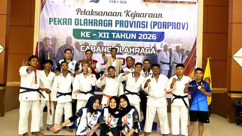 Judo Lombok Tengah Rajai Porprov XII NTB dengan 8 Medali