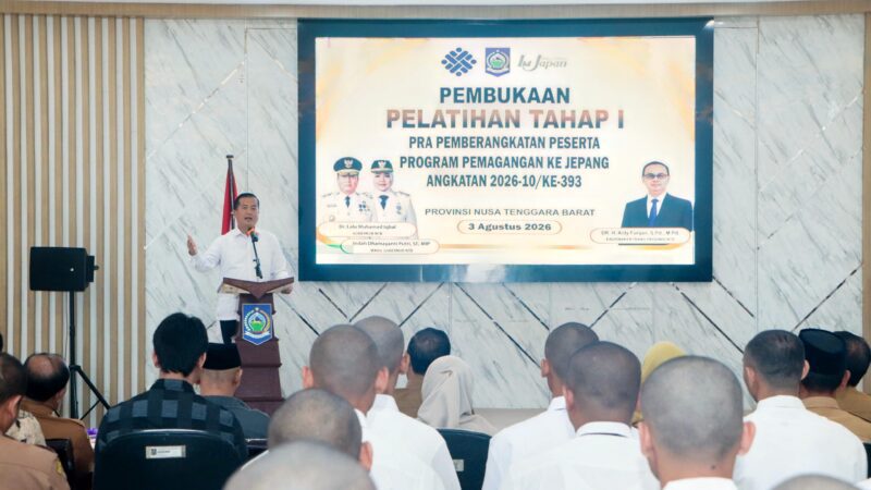 46 Putra-Putri NTB Ikuti Pelatihan Magang ke Jepang, Gubernur Tekankan Disiplin dan Investasi Masa Depan