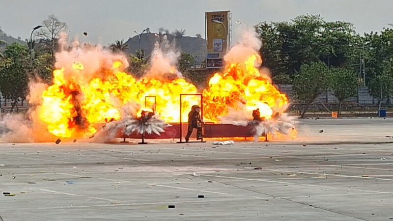 Detik-detik Bom Meledak di Parkiran Sirkuit Mandalika