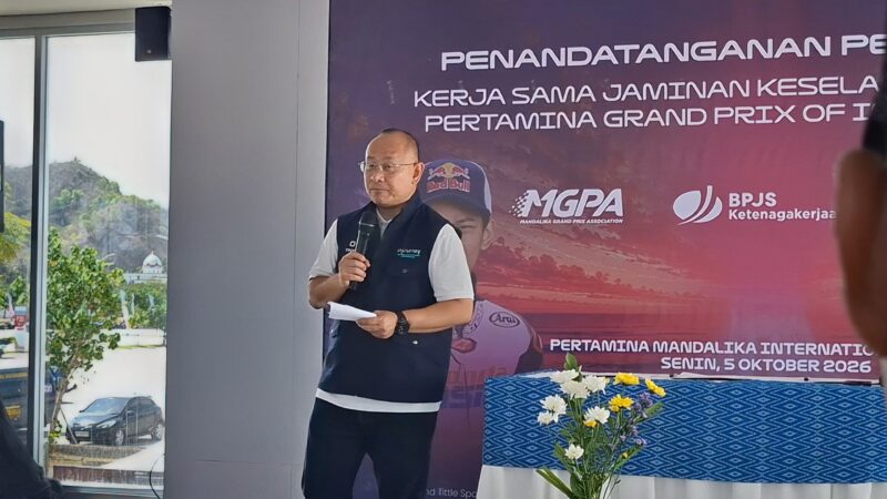 2.500 Pekerja dan Volunteer MotoGP Mandalika Dapat Perlindungan BPJS Ketenagakerjaan