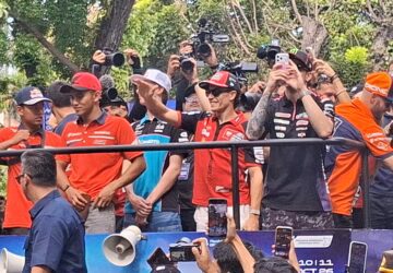 Marc Marquez, Mario Aji, dan Veda Ega Sapa Ribuan Penggemar