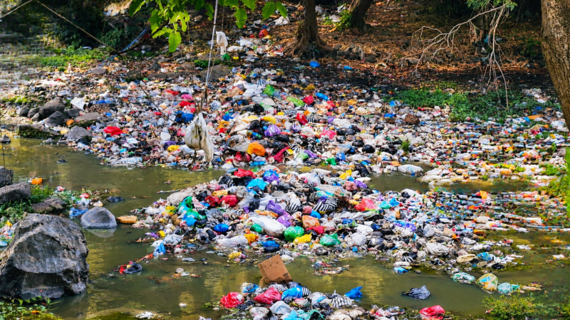 Sungai di Penujak Jadi Tempat Pembuangan Sampah, Warga Mengeluh Bau Busuk