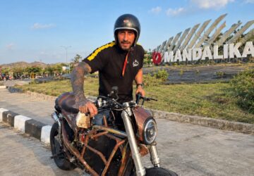 Ladislao Camara Kembali ke Lombok, Ajak Warga Sunset Ride di Eks Bandara Selaparang