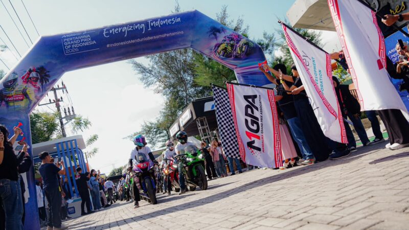Jelang MotoGP Mandalika, 200 Bikers Ramaikan Watch Party di Mataram