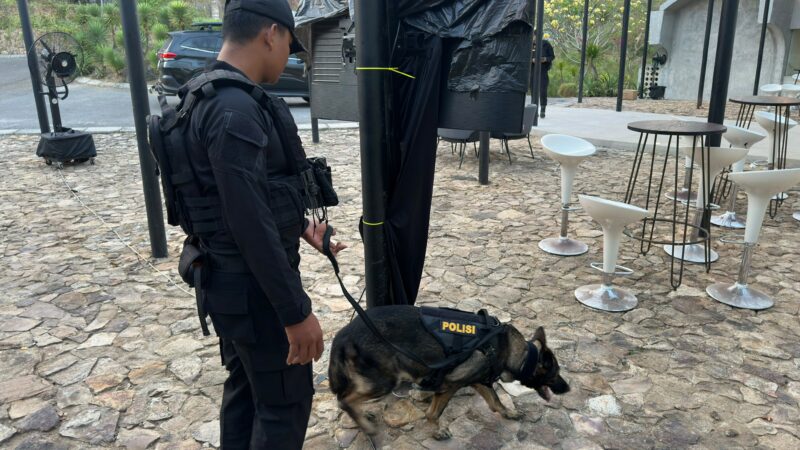 Cegah Ancaman Bom, Unit K-9 Sisir Area Pengamanan MotoGP Mandalika