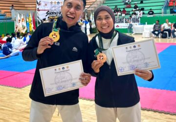 Dua Atlet Kempo Lombok Tengah Raih Emas dan Perunggu di Kejurnas Bali